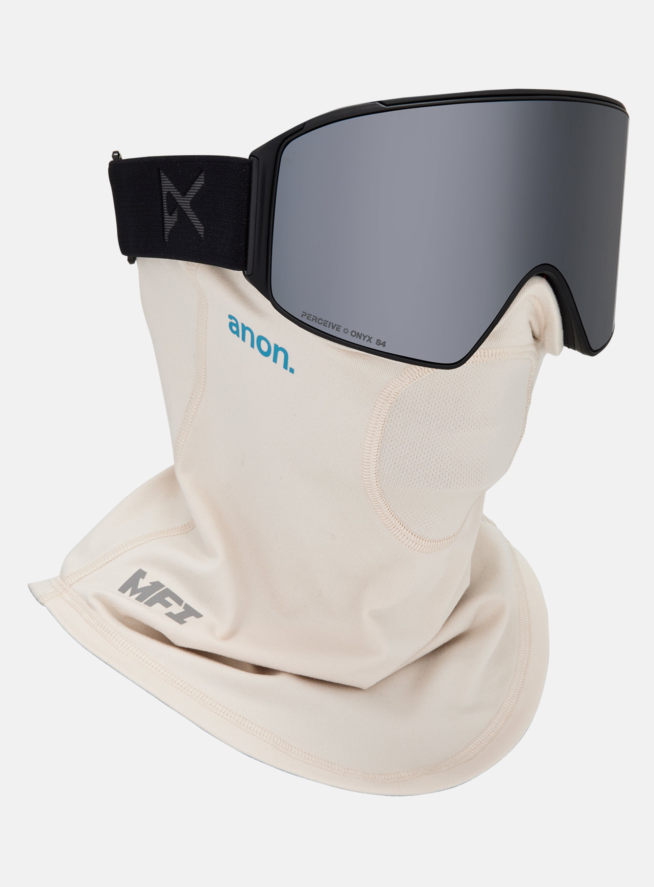 anon goggles magnetic face mask Anon MFI Lightweight Neck Warmer Oat
