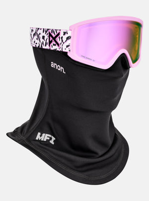 Anon Tracker 2.0 Goggles + MFI® Face Mask | Frame: Leopard Pink, Lens: Pink Amber (50% / S1)