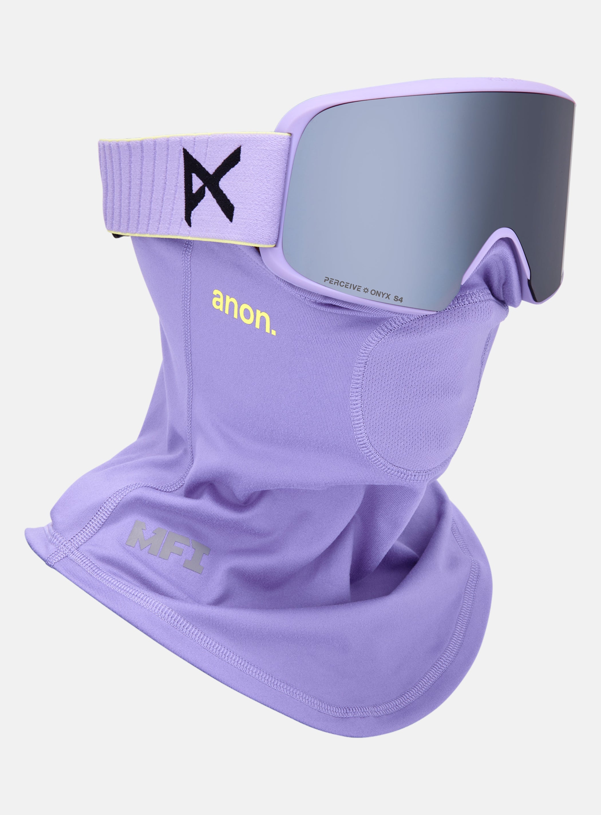 Anon M6 Goggles + Bonus Lens + MFI® Face Mask | Frame: Hyper Lilac, Lens: Perceive Sunny Onyx