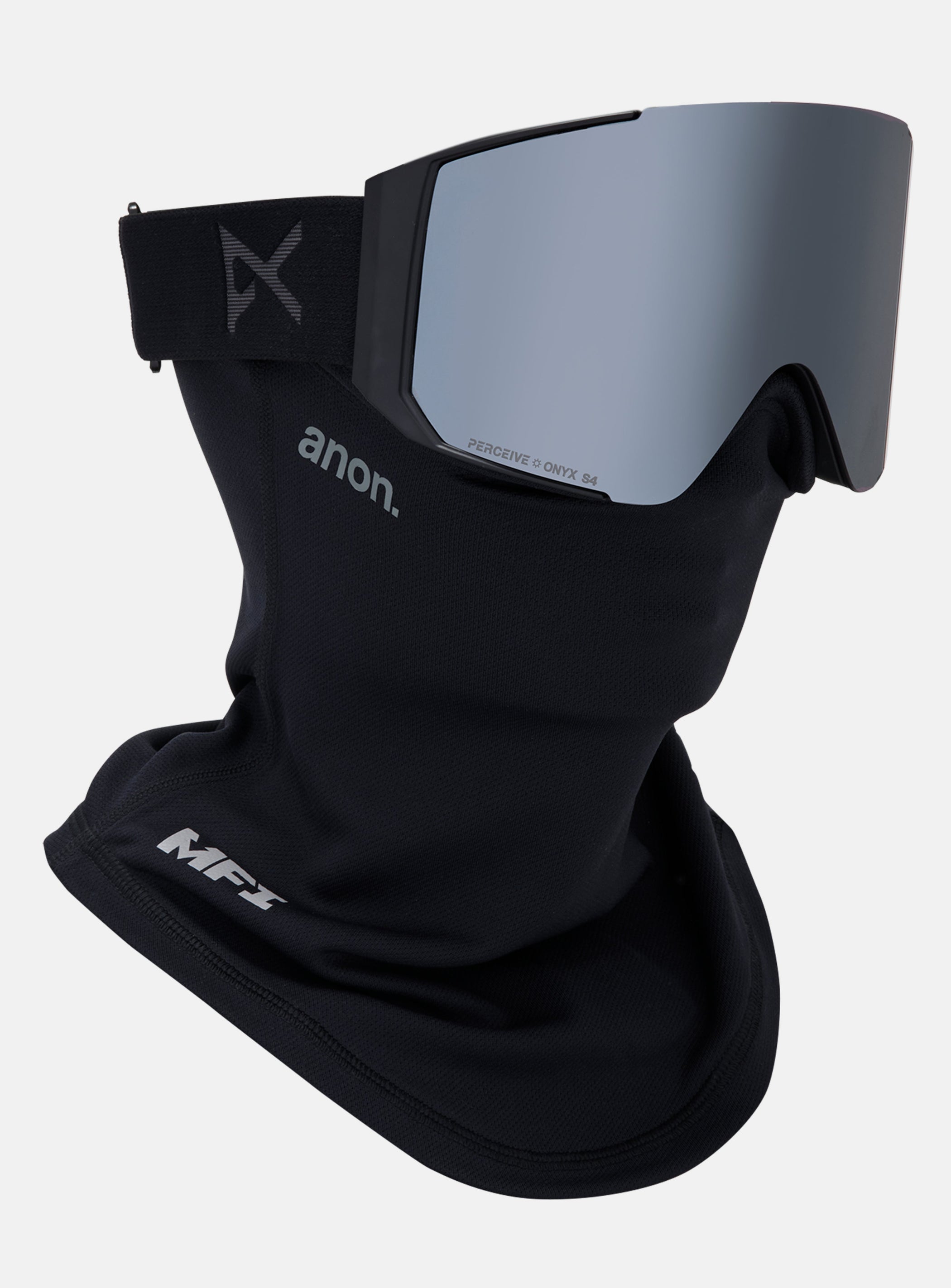 Anon Sync Goggles + Bonus Lens + MFI® Face Mask | Frame: Smoke, Lens: Perceive Sunny Onyx