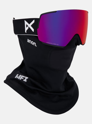 Anon M5 Goggles + Bonus Lens + MFI® Face Mask | Frame: Black, Lens: Perceive Sunny Red
