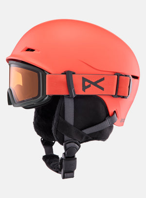 Kids' Anon Define Ski & Snowboard Helmet | Fiesta Red