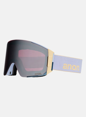 Anon Sync Goggles + Bonus Lens + MFI® Face Mask | Frame: Airstream Blue, Lens: Perceive Sunny Onyx (6% / S4), Spare Lens: Perceive Variable Violet (34% / S2)