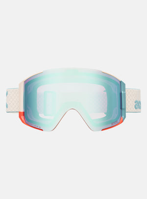 Anon Sync Goggles + Bonus Lens + MFI® Face Mask | Frame: Oat, Lens: Perceive Variable Blue