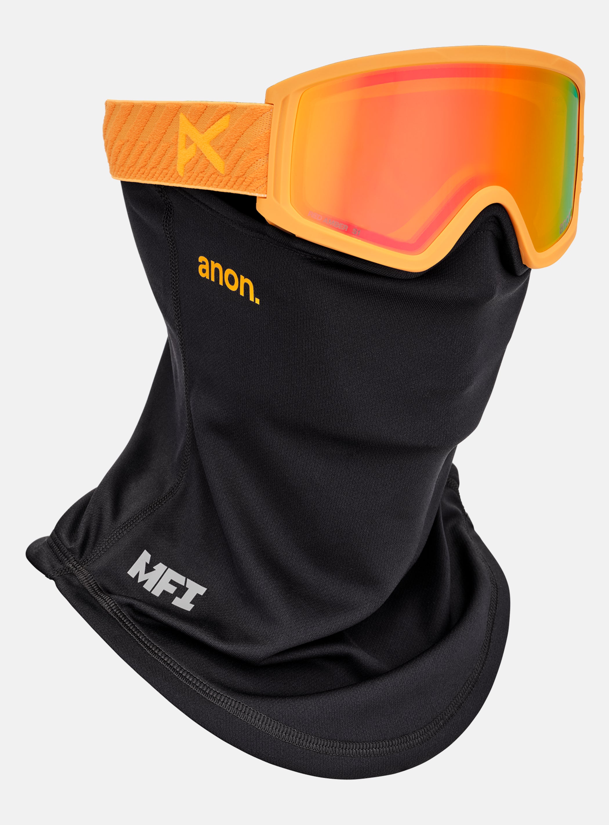 Anon Tracker 2.0 Goggles + MFI® Face Mask | Frame: Autumn Glow, Lens: Red Amber (50% / S1)