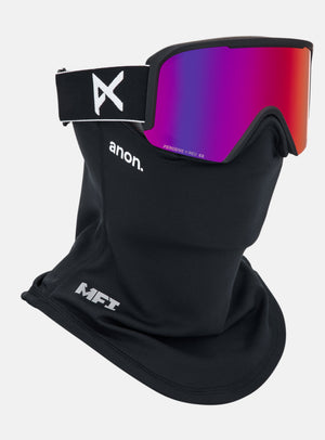 Anon Nesa S Goggles + Bonus Lens + MFI® Face Mask | Frame: Black, Lens: Perceive Sunny Red
