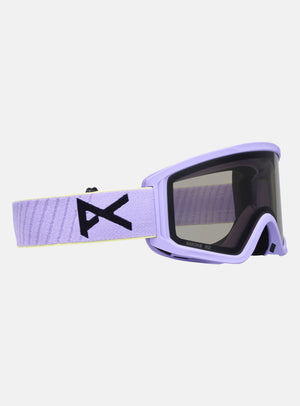 Anon Tracker 2.0 Goggles + MFI® Face Mask | Frame: Hyper Lilac, Lens: Smoke