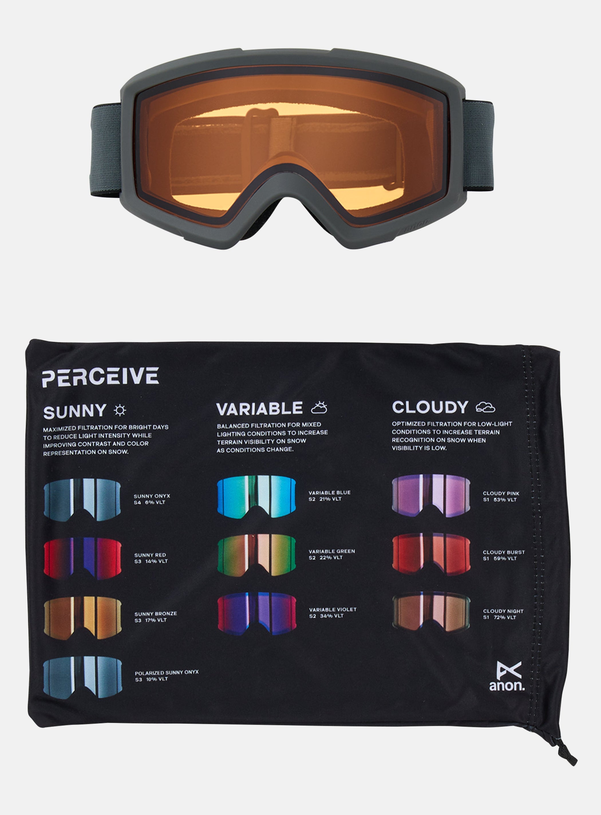 Anon Helix 2.0 Goggles (Non-Mirror) | Goggles & Lenses | Anon